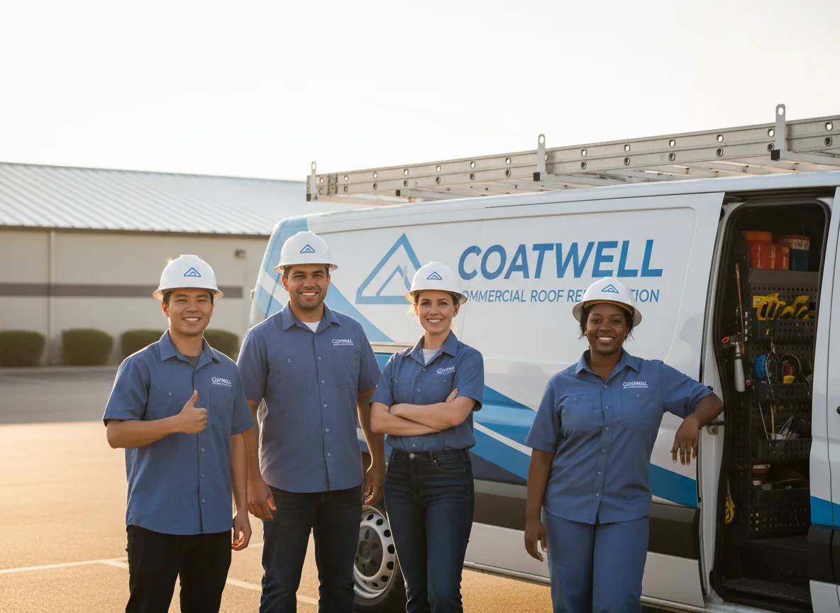 Commercial roof coating company in Badger, MN